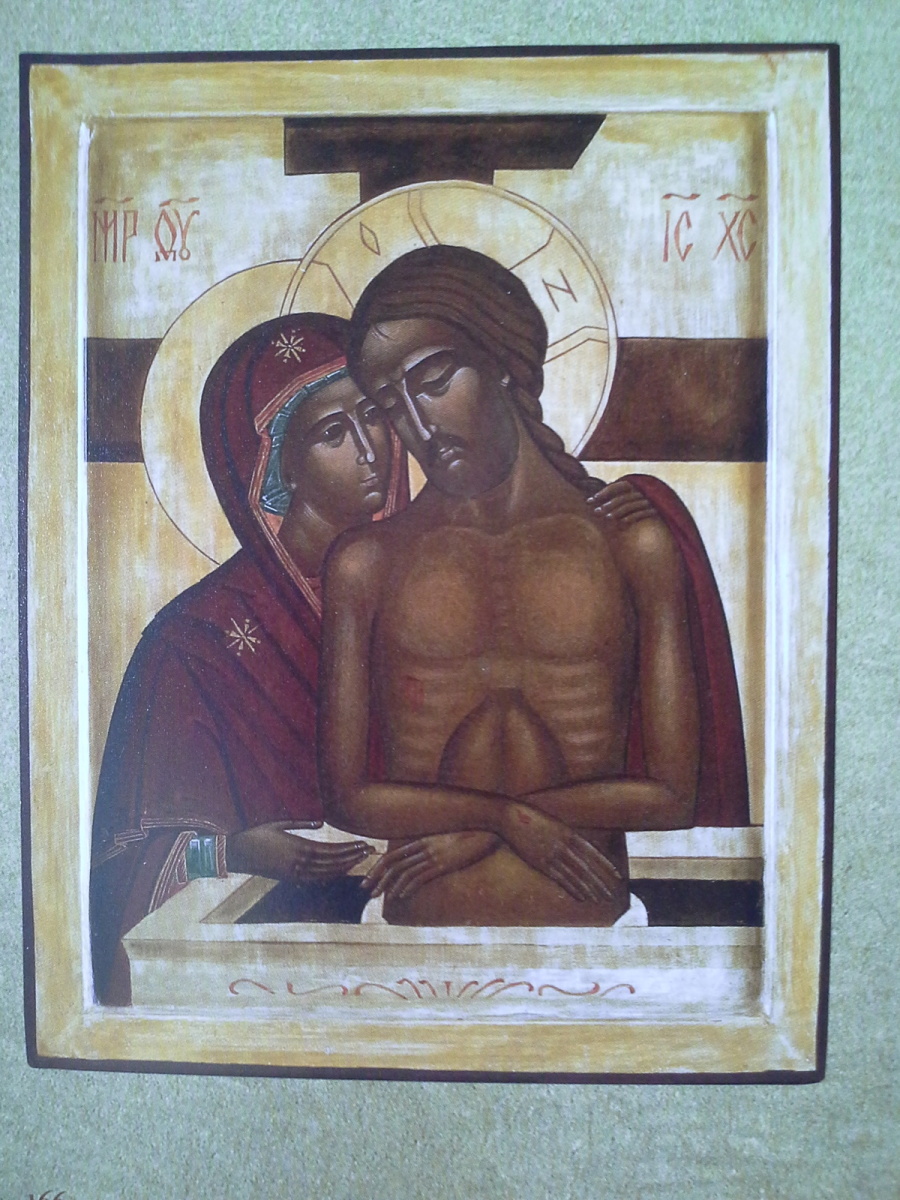 Marie au tombeau avec Jésus