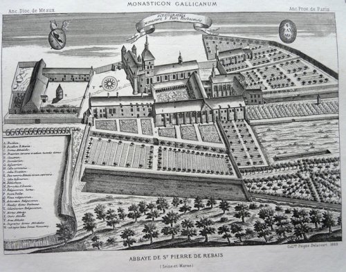 Monasticon de l’abbaye de rebais